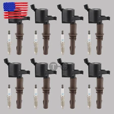 8x Ignition Coil & IRIDIUM Spark Plug Kits for Ford Expedition 2008-2014 F-150