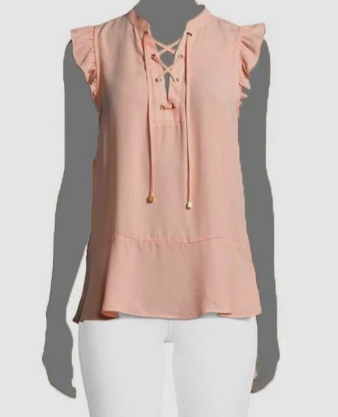 Michael kors pink blouse deals
