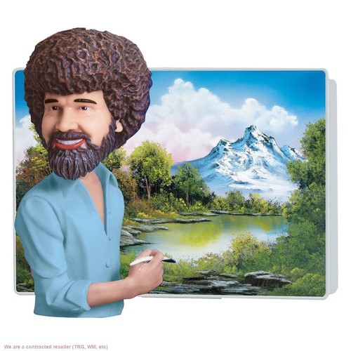 Clapper parlant NECA Bob Ross avec veilleuse