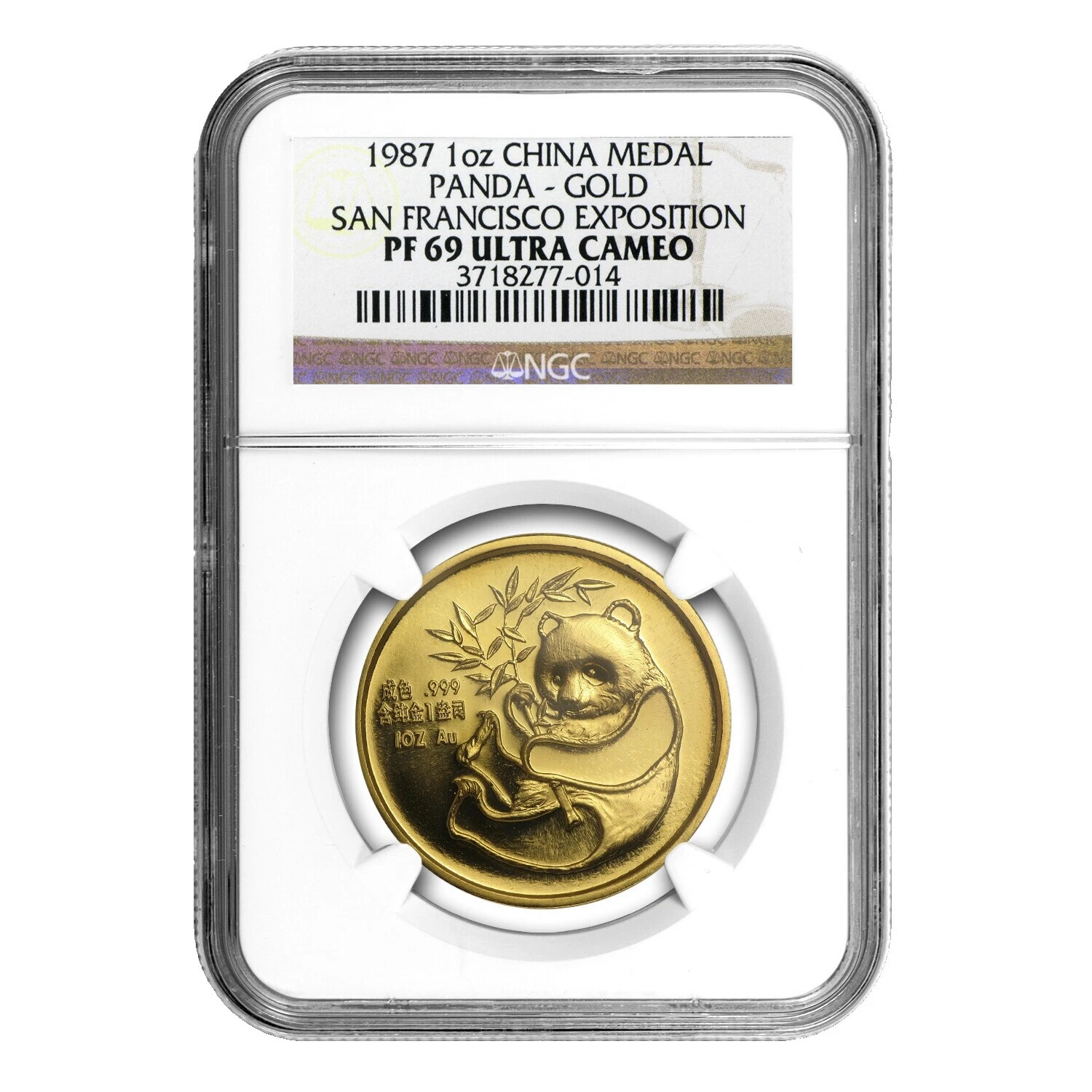 Gold Bullion 1 oz Precious Metal Content per Unit 1987