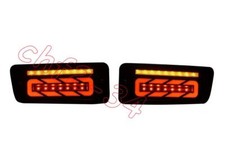Smoke Led Rear Bumper Lamp Brake Ligh Signal Lamp For 1998-05 Nissan Patrol Y61
