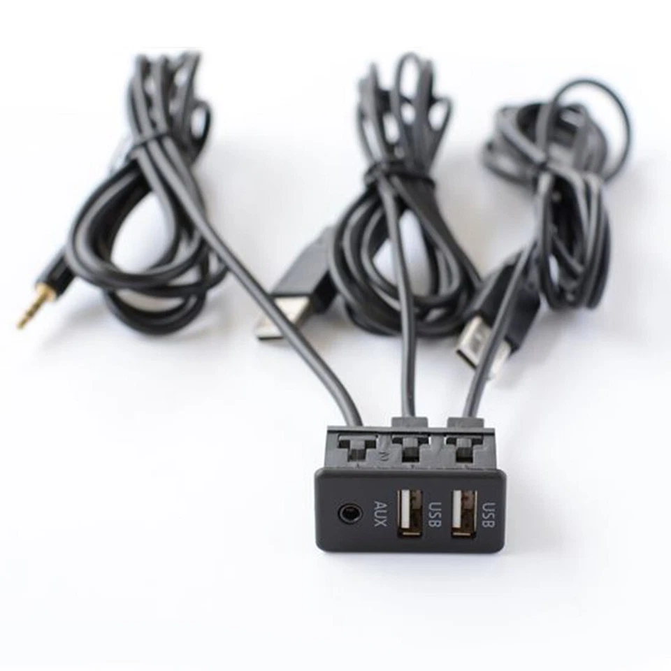 Car  for DASH Panel Flush Mount Dual USB 3.0 Male To Female Extension Cable - Image 4 of 4