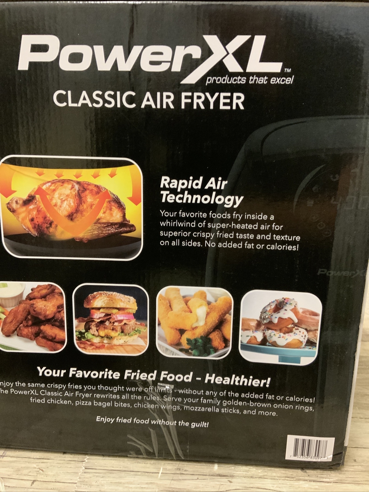 🍳 PowerXL 5qt Single Basket Air Fryer,Digital Touchscreen in Black (1