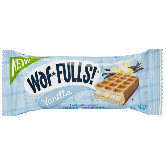 Waffulls On-The-Go Snack Vanilla  Waffle Sandwich 50g