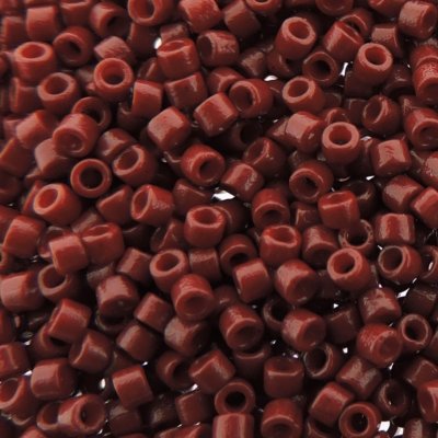Miyuki Delica Seed Beads Size 11/0 DURACOAT Opaque Jujube 7.2g DB2119