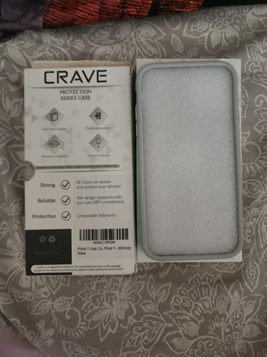 Crave iphone 11 Case Grey/Mint green - Zdjęcie 2 z 3