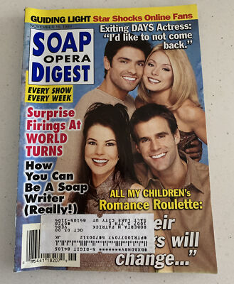 Soap Opera Digest Magazine November 16, 1999  Vintage Daytime TV