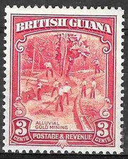 Timbre Minéraux Guyana 144 ** - 79716F