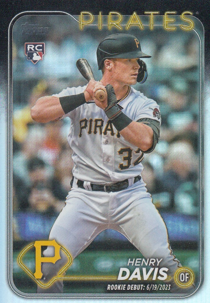 HENRY DAVIS TOPPS UPDATE ROOKIE RAINBOW FOIL RC PIRATES #US162 2024 24