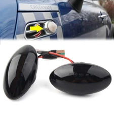 Dynamic Side Marker Light Turn Signal Light For Mini Cooper R50 R52 R53 Black US