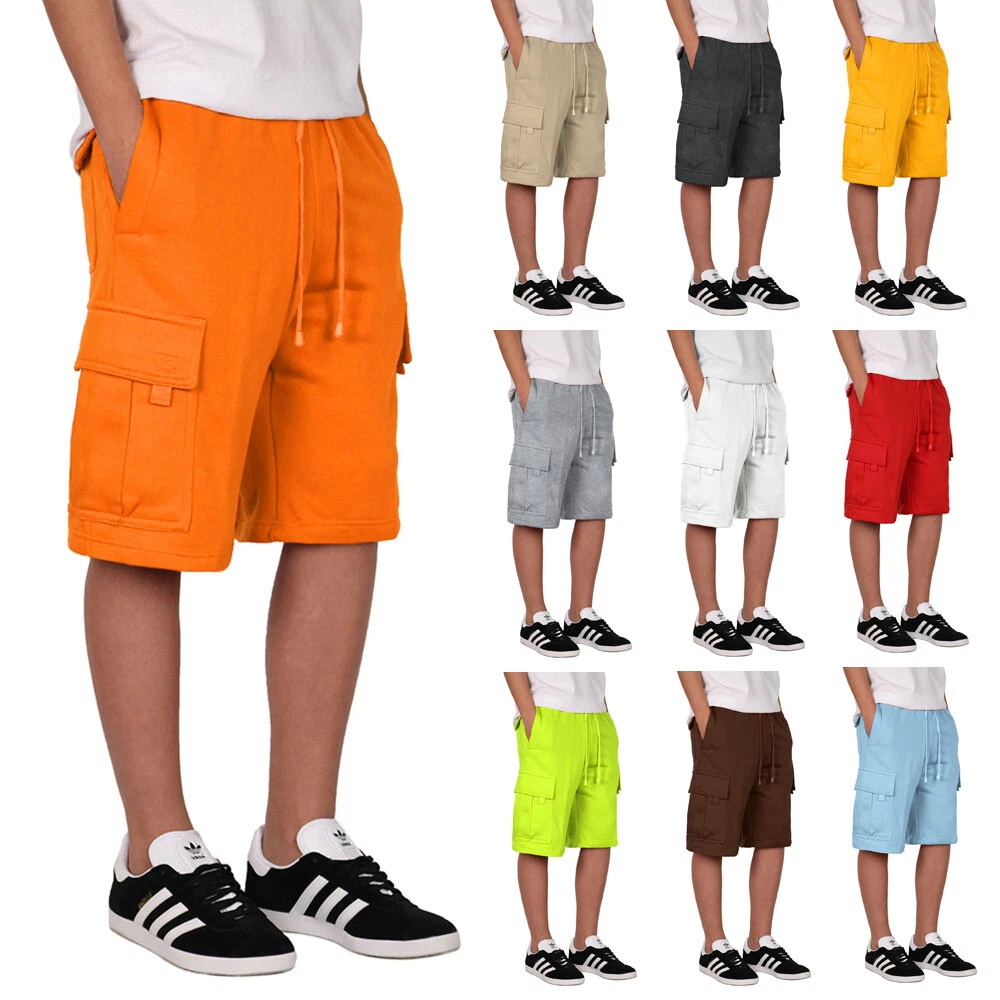 Men's Heavyweight Fleece Cargo Sweat Short with Drawstring S-6XL
Opens in a new window or tab