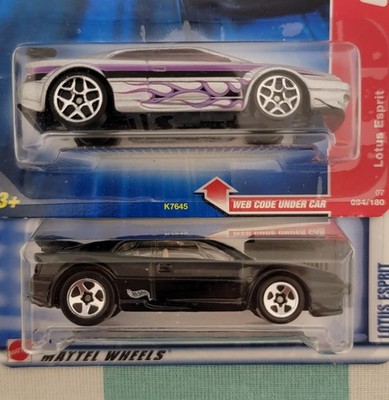 HOT WHEELS LOTUS ESPRIT SET OF TWO VARIATIONS