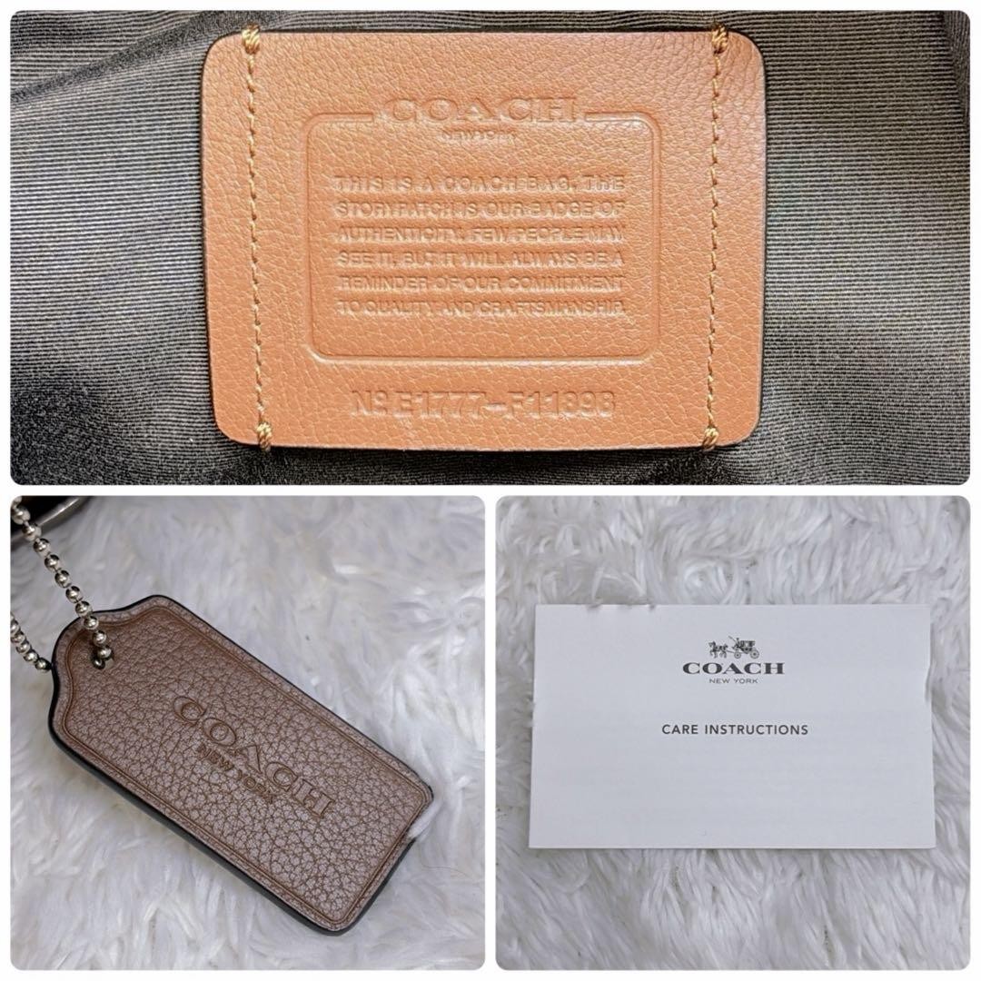 COACH Backpack Versity Patchwork Dark Brown Men A… - image 13