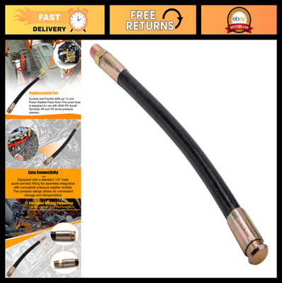 #ad 3000 PSI 12quot; Pressure Washer Pulse Hose for 2600 PSI XR Series XC XR2600 $53.99