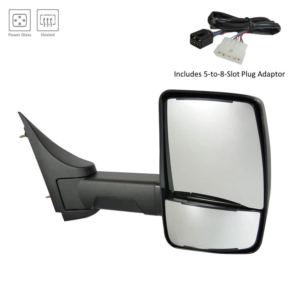 Nuevo espejo de puerta de pasajero premium camión caja eléctrica calefacción no pintado 15937981 Foto 2 de 2