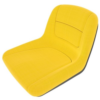John Deere AUC11476 High Back Yellow Seat