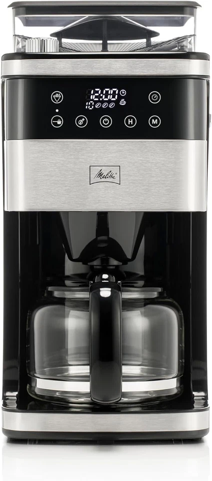 Melitta Aroma Fresh Plus 10-Cup Drip Coffee Maker w/Grinder - Stainless & Black - Image 3 of 4