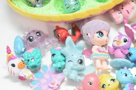 Lot of  40 Hatchimals CollEGGtibles Mini Figures and plush