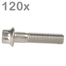 120  split rim bolts M7x32 stainless steel for BBS Rial Schmidt O.Z. Dynatech Ca