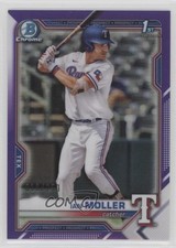2021 Bowman Draft Chrome Purple Refractor 16/250 Ian Moller #BDC-42 nd3