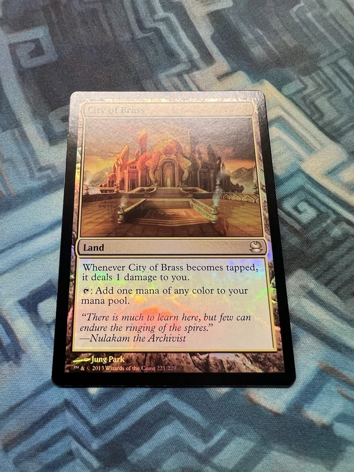 MTG Foil City of Brass NM- Modern Masters - Image 2 of 4