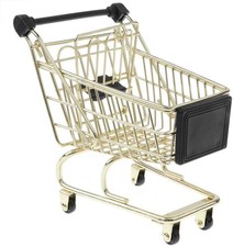 Mini Shopping Cart Trolley Mini Supermarket Handcart Shopping Utility Cart Mo...
