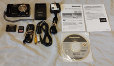 Working Panasonic Lumix DMC-TZ19 14.1MP Digital Camera & Battery/Charger/SD Card