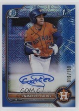 2022 Bowman Chrome Prospect HTA Choice Refractor /150 Enmanuel Valdez Auto 1j91