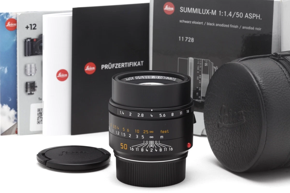 Leica SUMMILUX-M 50mm Focal f/1.4 Camera Lenses for sale - eBay