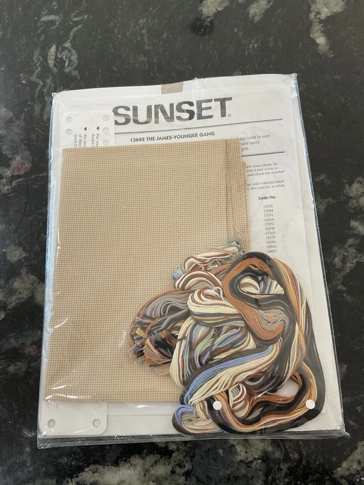 Kit de punto de cruz contado Dimensions Sunset #13642 gatos 19x7 Foto 3 de 3