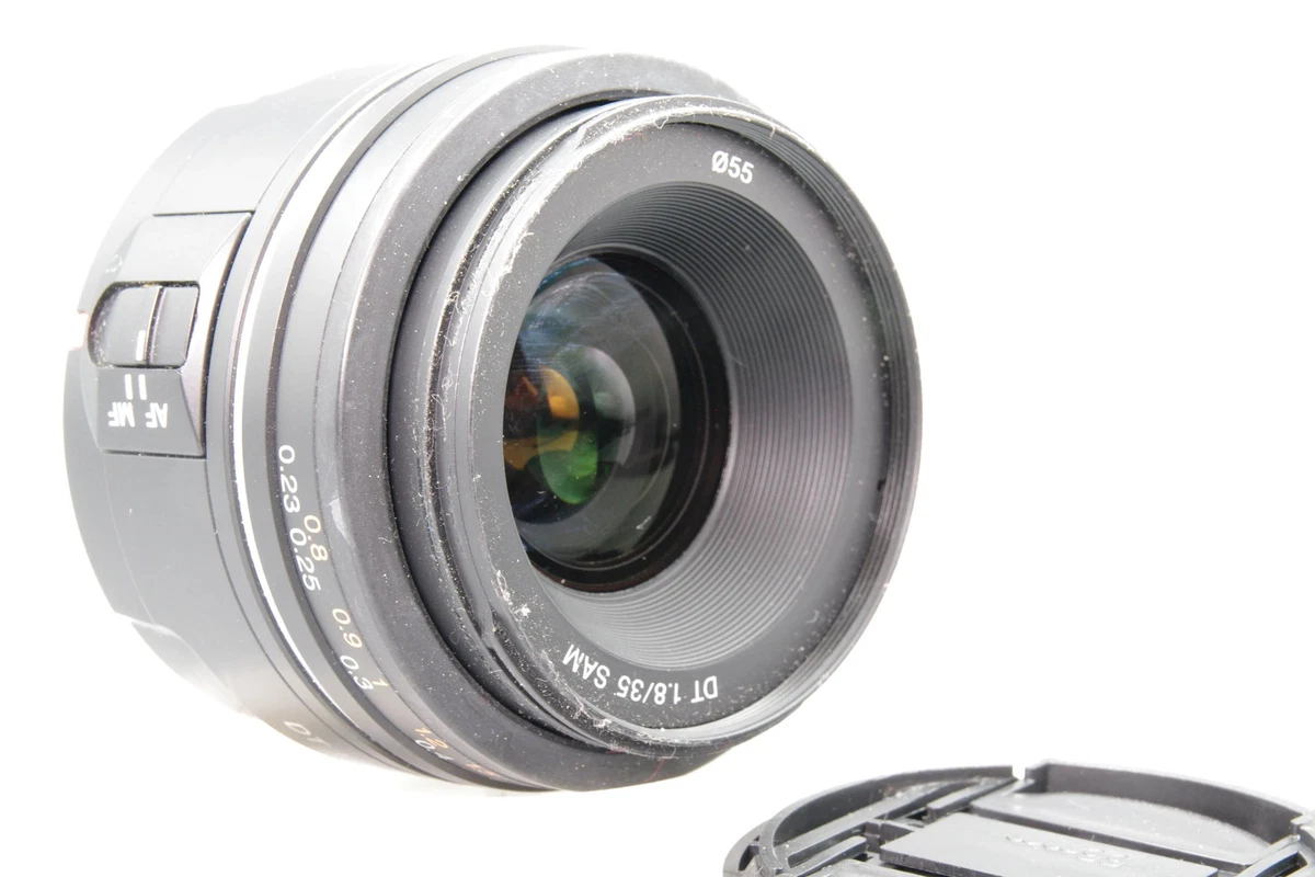 Preços baixos em Lentes de câmera f/1.8 Sony DT 35mm Focal | eBay