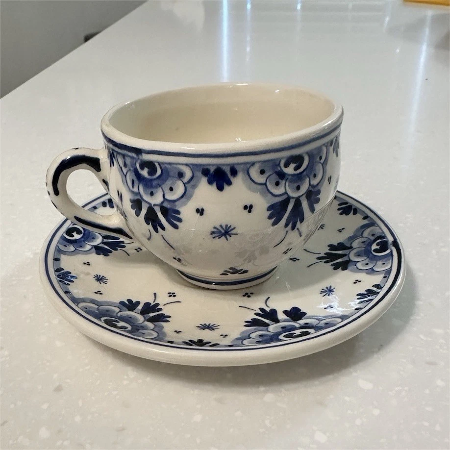 Delft Cup And Saucer for sale | eBay