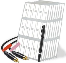 Charging Cable Label Tags, Electrical ID Wire Cords Marker, White Color 240pcs,