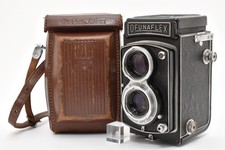 [As-Is] Ofunaflex TLR Film Camera with Leather Case Seikosha-Rapid From JAPAN