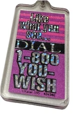 Vintage Conceited Over Confident Vain Narcissist Arrogant Keychain Key Ring C