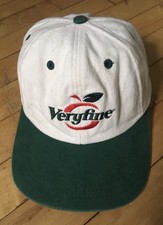 Vtg Veryfine Hat Apple Trucker Baseball Cap Embroidered Cotton