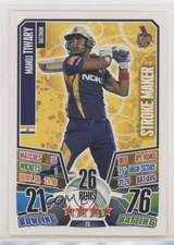 2013 Topps Cricket Attax IPL Stroke Maker Manoj Tiwary #74 0ni9