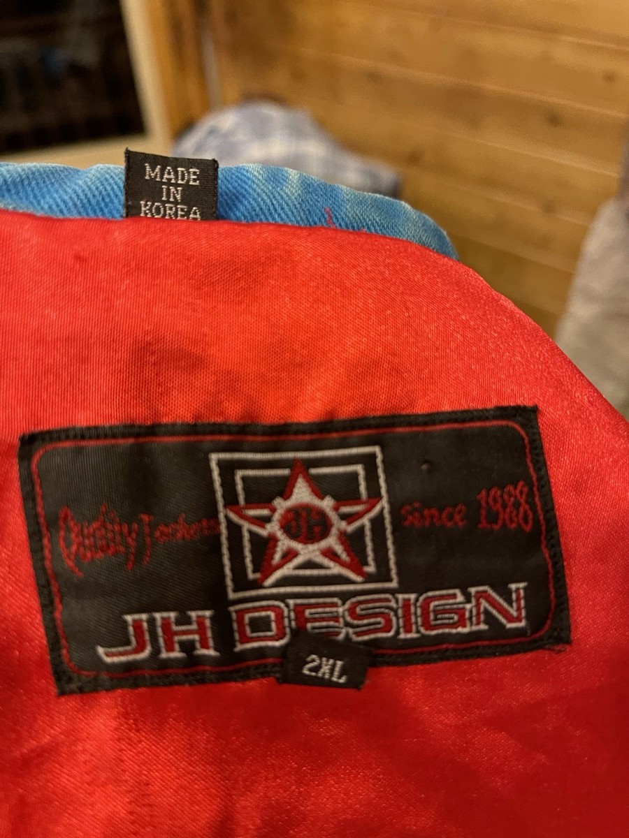 JH Design Mickey Mouse Daytona 500 Blue Jacket kids 2XL 2004