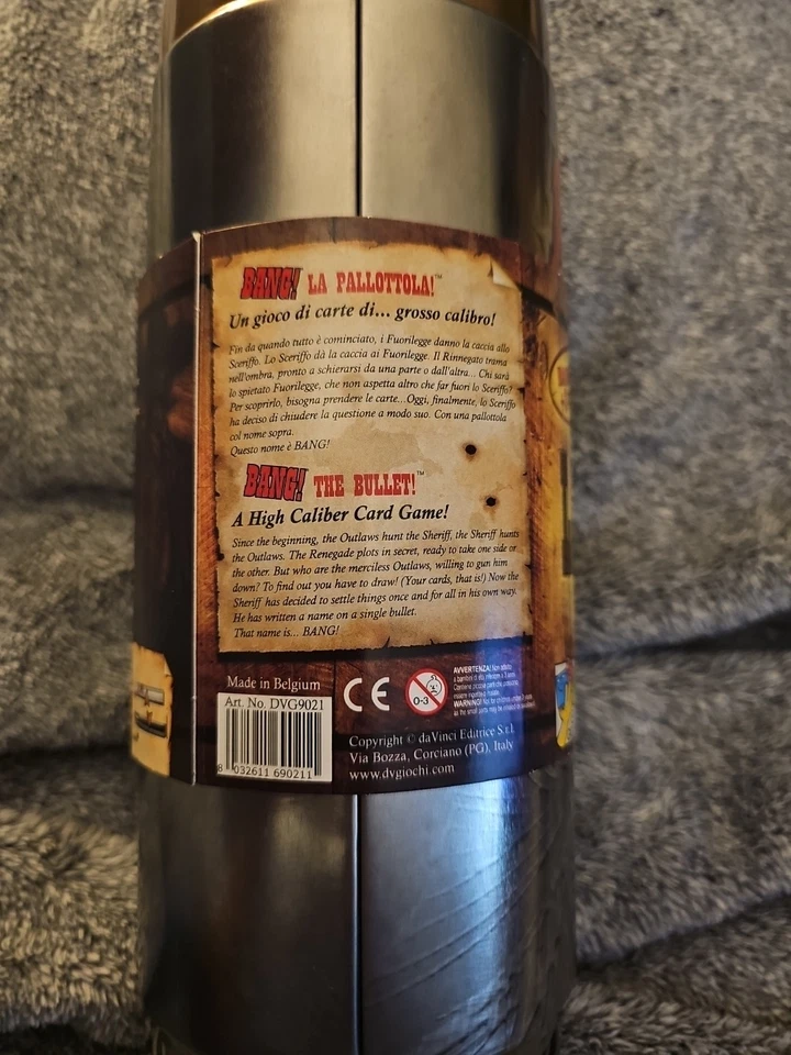 Bang! 子弹 La Pallottola 豪华纸牌游戏道奇 City High Noon Fistful 近乎完好 — 第 3/4 张图片