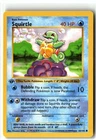 1999 Squirtle 63/102 1st Edition WOTC Base Set Shadowless Pokemon Mint Fr/LP Bk