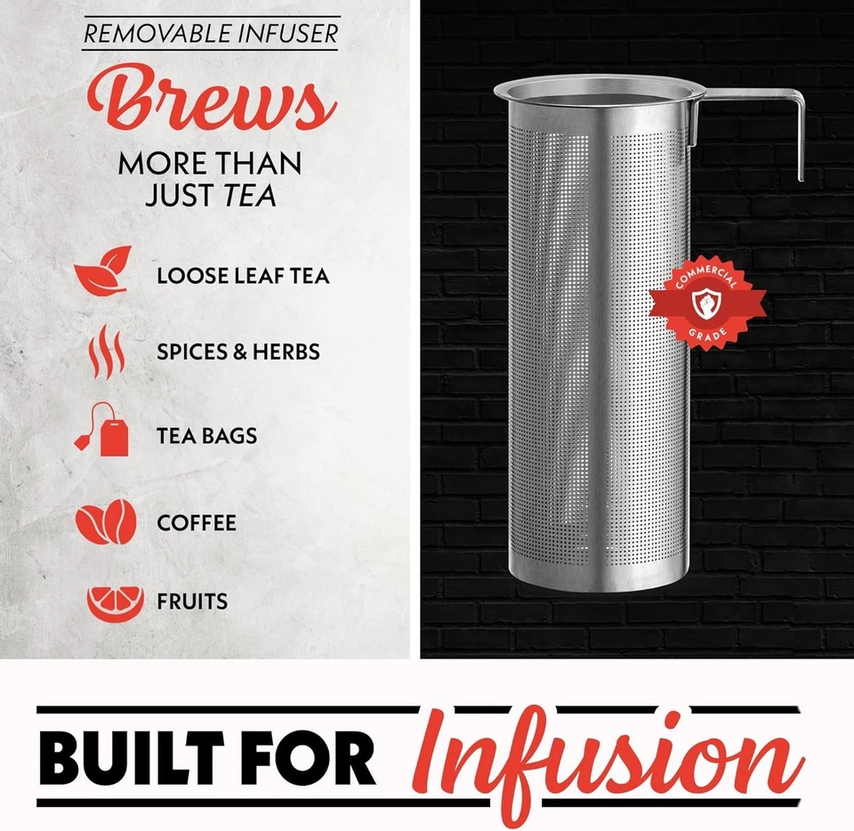 Hervidor de agua digital programable Gourmia - Temperatura ajustable de 1,7 L Foto 4 de 4