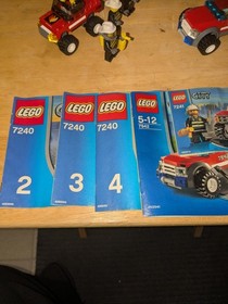 LEGO CITY: Fire Station (7240),  (7241), (7239),(7942) retired 2005 
