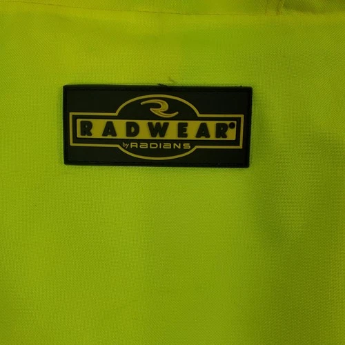 Radians Jacket Mens Large Yellow Black Hi Vis Reflective 3 In 1 Hooded Workwear image 12