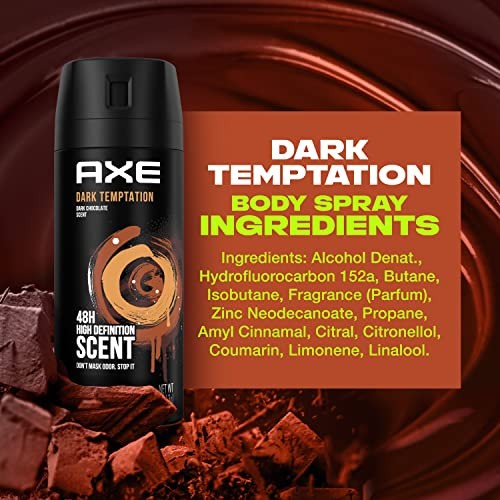 AXE Body Spray Deodorant Dark Temptation for Long Lasting Odor Protection Deo... - Picture 9 of 9