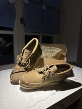TIMBERLAND boat shoes da uomo, numero 41, colore beige/cuoio, MAI INDOSSATE