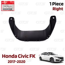 1Pc Rear Plastic Cover Finisher Fits Honda Civic FK LX Sport 2017 2020