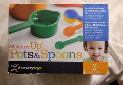 Discovery Toys MEASURE UP! Pots & Spoons Toddler Toy, Preschool
