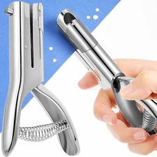 Heavy Duty Hole Punch Single One Hole Puncher Paper Hole Punch Long Reach