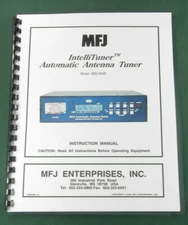 MFJ 993B Instruction Manual: Comb Bound with Protective Covers