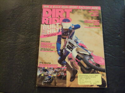 Dirt Rider Aug 1988 Built To The Hilt ID:65456